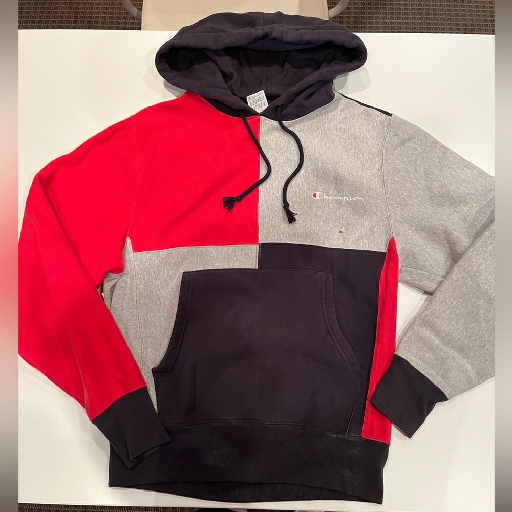Champion reverse weave color block hoodie